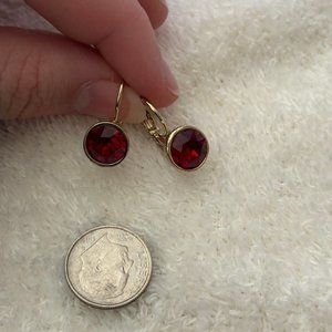 Red Clasp Earings